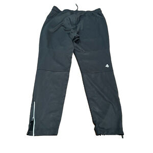 Peloton X Fourlaps Men's Black Dri-Fit Leggings Activewear Track Pants Size L